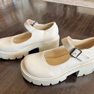 Ctreela Womens Platform Mary Jane Shoes